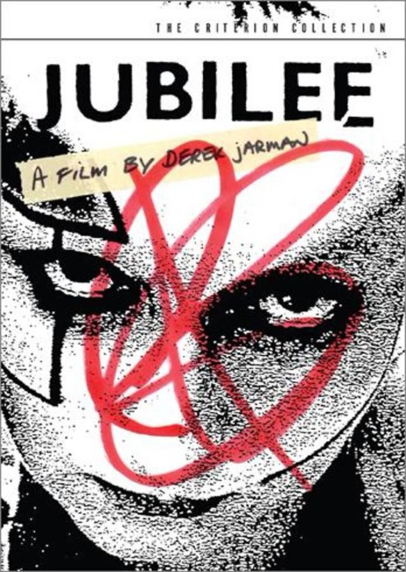 Criterion DVD cover of Derek Jarman's Jubilee